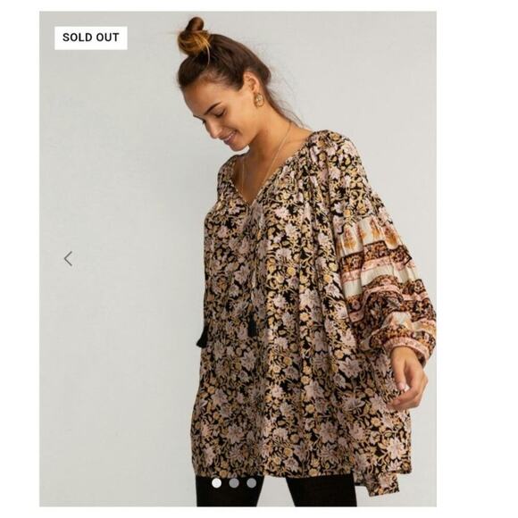 BILLABONG GYPSET LONG SLEEVE DRESS, SZ LARGE - Picture 1 of 15